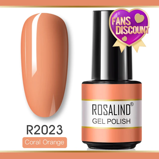 ROSALIND Gel Nail Polish Glitter Gel For Manicure Art Semi Permanent Hybrid Varnish Need UV LED Base Top Coat Nail Polish RAR2023