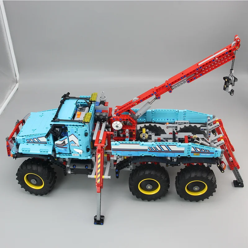 20056 Technic комплекты конечной вездеход 6X6 комплект дистанционного управления для грузовика строительные блоки кирпичи игрушки Клон 42070