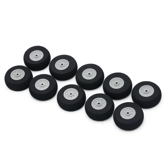 10pcs/lot High quality Airplane Wheels 30mm 40mm 55mm 65mm 75mm