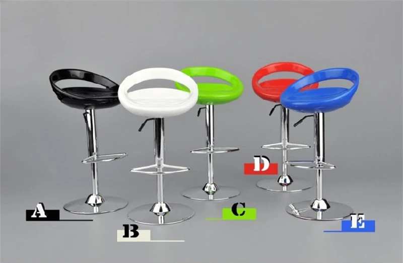 

New Arrival 1/6 Scale Round Bar Swivel Chair Five Colors Optional ZY3004 For Soldier Doll Figures