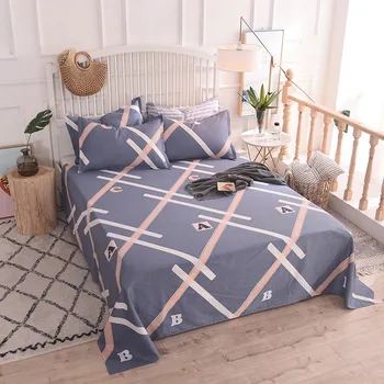 

Yaapeet Bedding Sheet Home textile Printing Cotton Flat Sheets Bed Sheet Bedding Linen for King Queen Size No Pillowcase