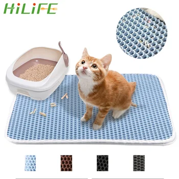 

HILIFE Cat Mat Layer EVA Pet Cat Litter Catcher Mat Double-Layer Cat Mat Waterproof Cat Litter Mat Cat Supplies Pet Product