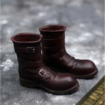 

TopToys 1/6 Scale male soldier parts VF003 Brown middle boots hollow tank Combat Boots Clothing Model for 12 inch Action Figure