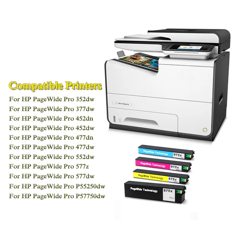Картридж для HP 975 975XL Восстановленный 352dw 377dw 452dn/dw 477dn 477dw 552dw 577dw P55250dw