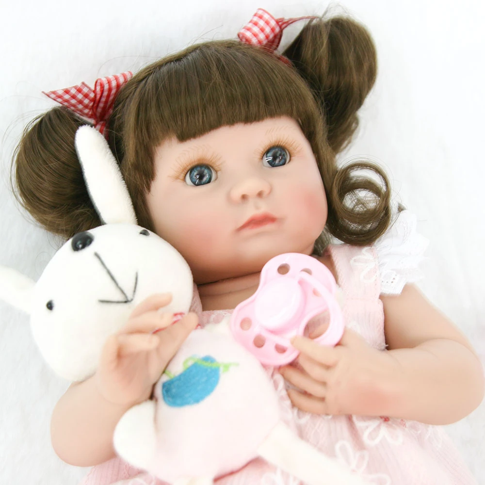 Bebê Reborn 35CM Silicone Recém nascido realista Dormirdo - Beleza