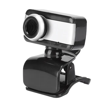 

webcam Built-in Microphone Computer Camera Webcam PC Accessory 480P Black Drive-Free for Video Conference Online Teaching