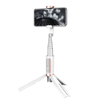 

Outdoors Stretchable Aluminium Alloy Bluetooth Wireless Mini Live Streaming Phone Holder Home Travel Selfie Stick Tripod