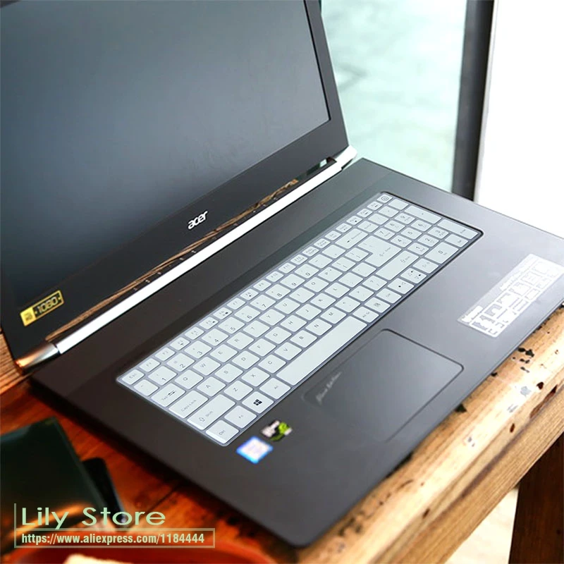 Для acer Aspire 5 A515-41 A515-41G A515 41 г A515-51 A515-51G 15,6 дюйма Клавиатура силиконовый чехол - Цвет: white