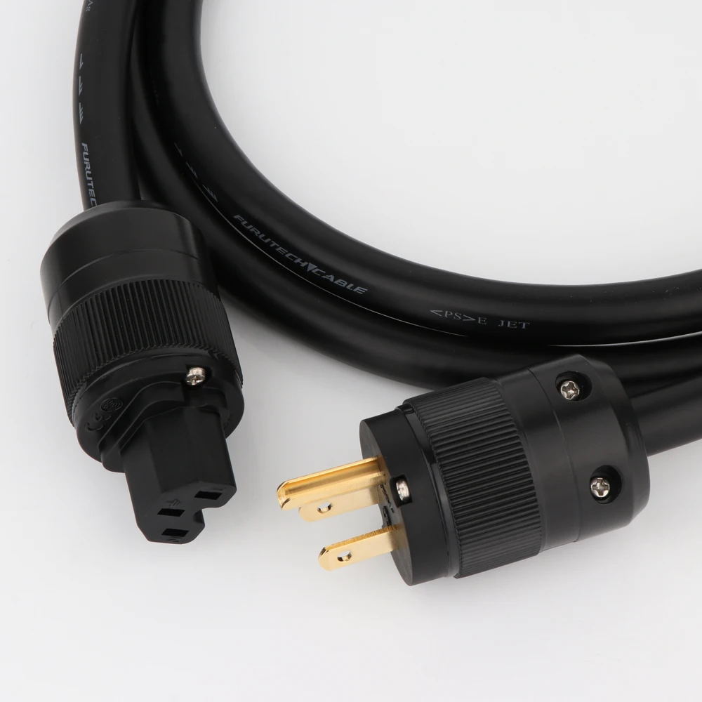 Preffair-silver Plated Power Cabo Line Ofc Conductor Hifi Fp314ag 80 Núcleos Banhado a Ouro Eua e ue Plug - Image 2