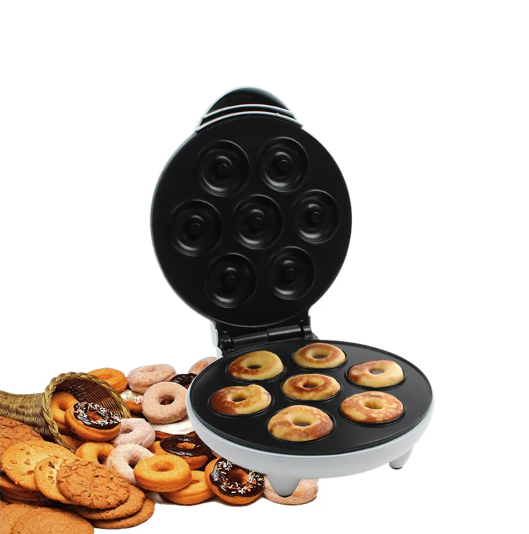 

Mini Donut Making Machine Eggs Cake Baking Breakfast Electric Donut Maker EU Plug Automatic Pancake Doughnut Makers(EU Plug)