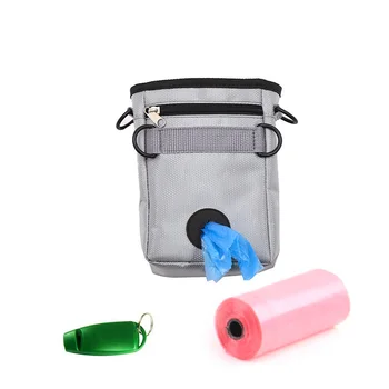 

Multi-function Portable Dog Treat Bag With Adjustable Waist Belt For Dogs Outdoor Training Walking Pet Aid Bags Food Poop Holder