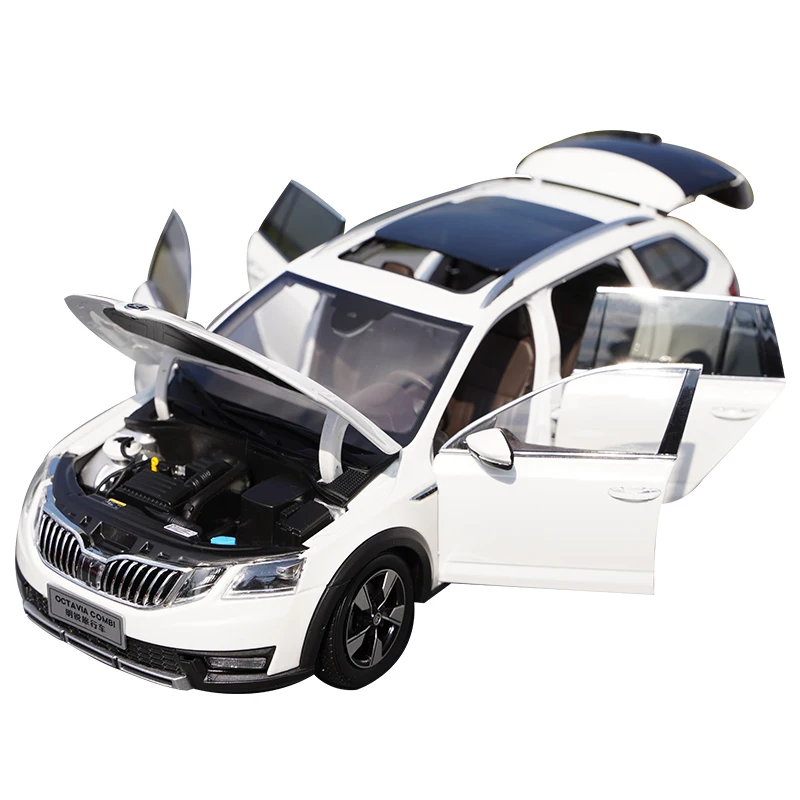 1/18 Skoda Octavia Combi Wagon литая металлическая модель автомобиля игрушка для мальчика