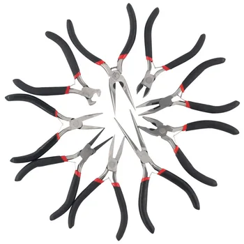 

1pcs Iron Stainless Steel Tooth Needle Nose Side Diagonal Cutting Wire Pliers Jewelry Tool DIY Making Handmade Accessories