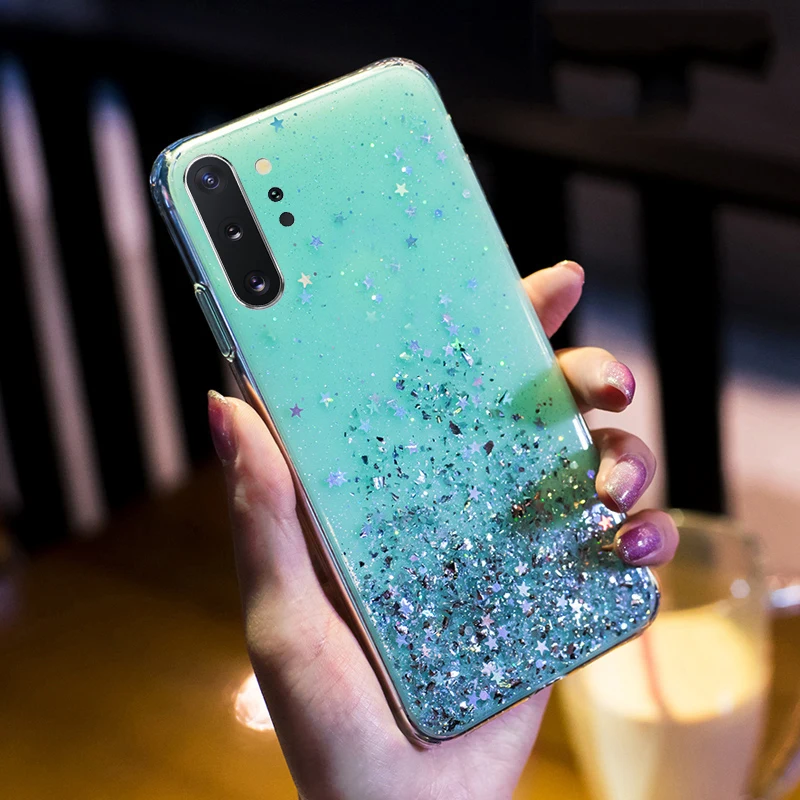 Блестящий силиконовый чехол для samsung Galaxy S8 S9 S10 Note 8, 9, 10, j4 Plus A6 A7 A9 A50 A10 A20 A20S A30 A40 A60 A70 чехол