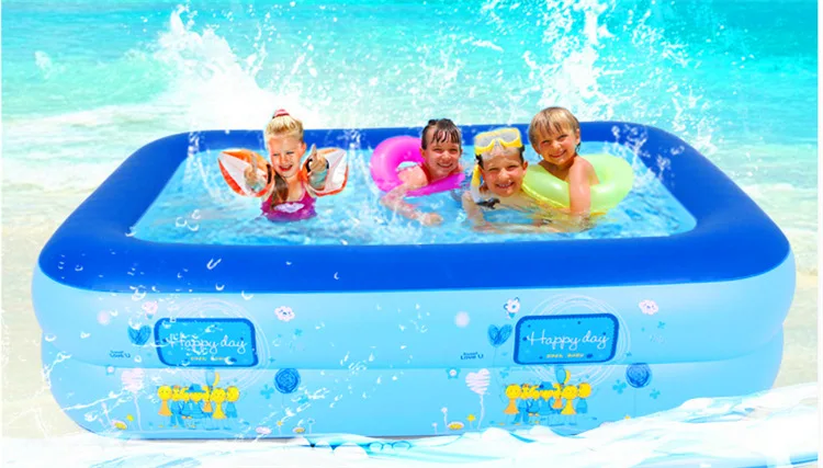 

Inflatable Thick Three Layer Pool Extra Large Pool Adult Tub Children Paddling Pool
