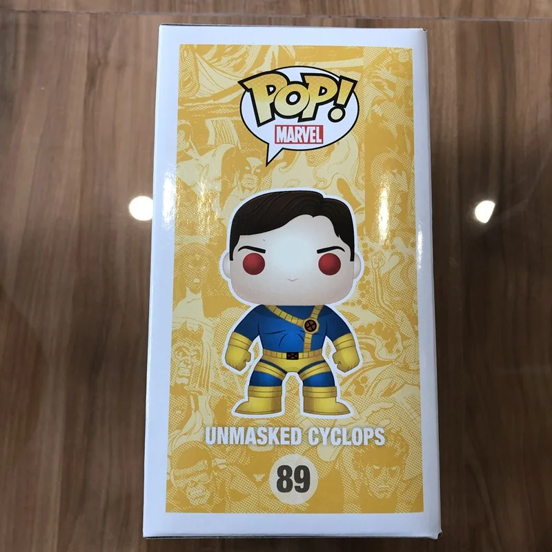 Эксклюзивный Funko pop официальный фильм Marvel: X Men разоблаченный Циклоп #89 Виниловая