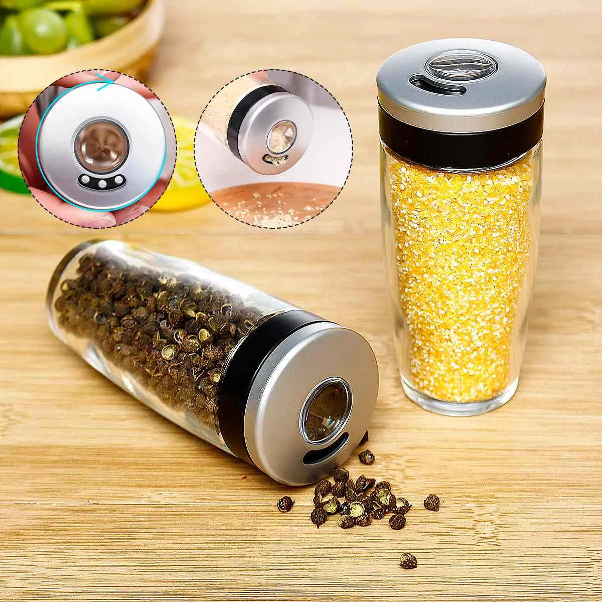  Standing Spice Storage Rack Holder 16 Seasoning Bottles Kitchen Organizer Shelf Condiment Pot Stora - 4000182982125
