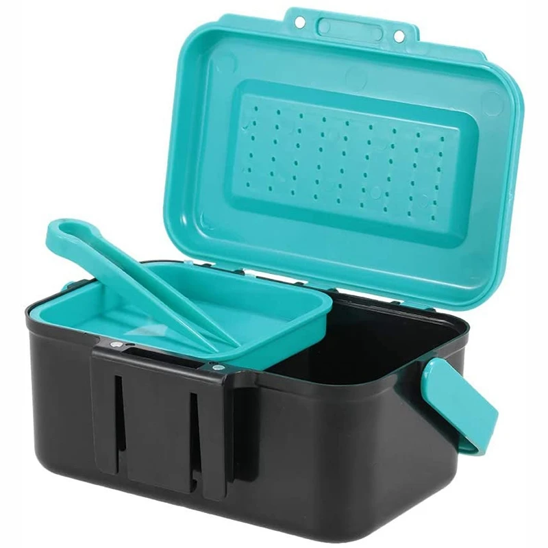 Portable Fishing Lure Box Case Live Lure Bait Hook Carrying Case Waist