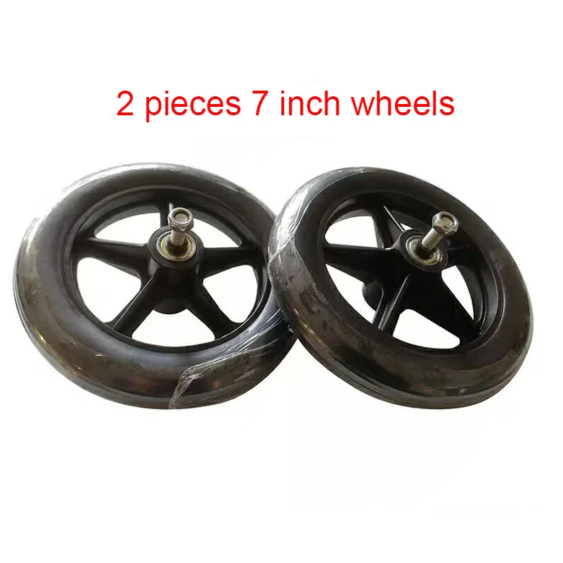 

Колесная шина 7 дюймов для инвалидной коляски, 2 шт., Универсальные Передние маленькие аксессуары