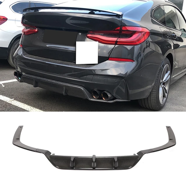 For BMW 6 Series G32 630i 640i M Tech GT Carbon Fiber Rear Bumper Diffuser  Lip Wide Body Kit