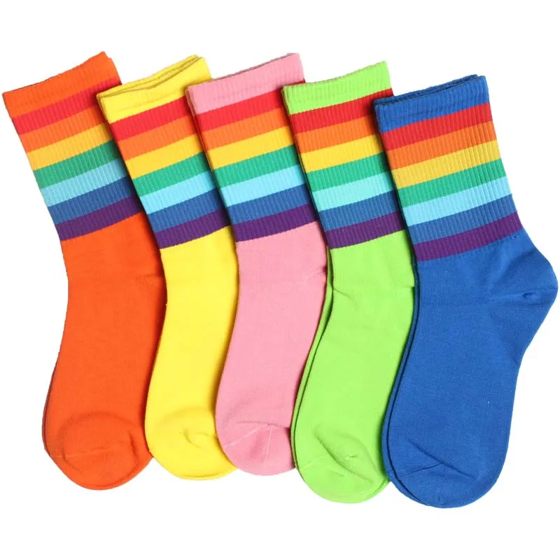 

Hyran trends Men's socks Sunshine fashion trend socks Cotton comfortable and breathable Harajuku style skateboard casual socks