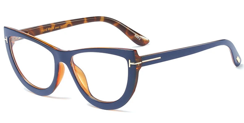 KEHU сексуальные кошачьи женские очки для путешествий УФ-линзы очки ультралегкие T очки оправа нерецептурные очки женские KE70