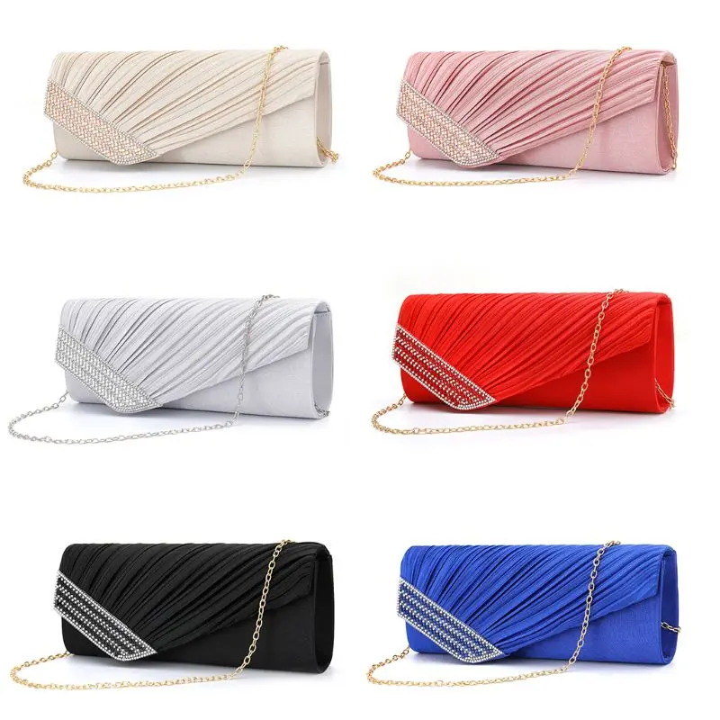 

Stylish Women Rhinestone Handbag Evening Party Clutch Bag Wedding Wallet Purse