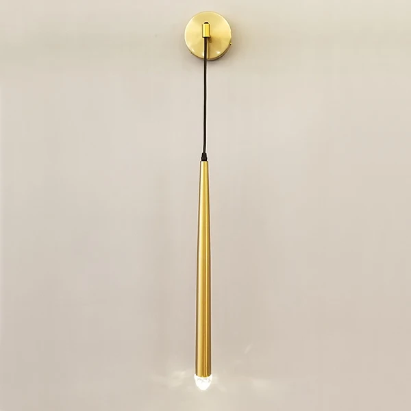 

all-copper wall lamp Nordic simple living room dining room lamp bedside lamp Port-style light luxury hallway lamp