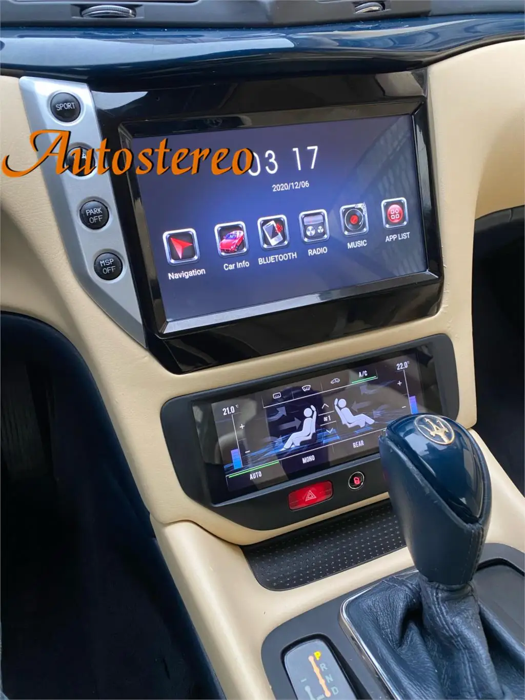 Gen 2 Aircon Board Player Per Maserati Gt/Gc Maisurismo Multimedia Headunit Climatizzatore Pannello Di Controllo Dello Schermo Del Misuratore Digitale