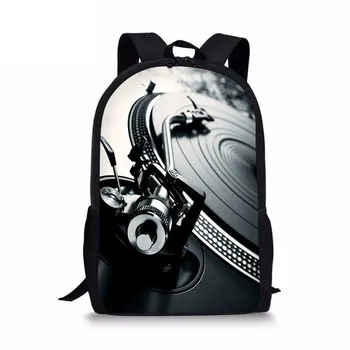 

School Bag for Kids custom made Music element Print School Backpack Children Shoulder Book Bag Student Satchel