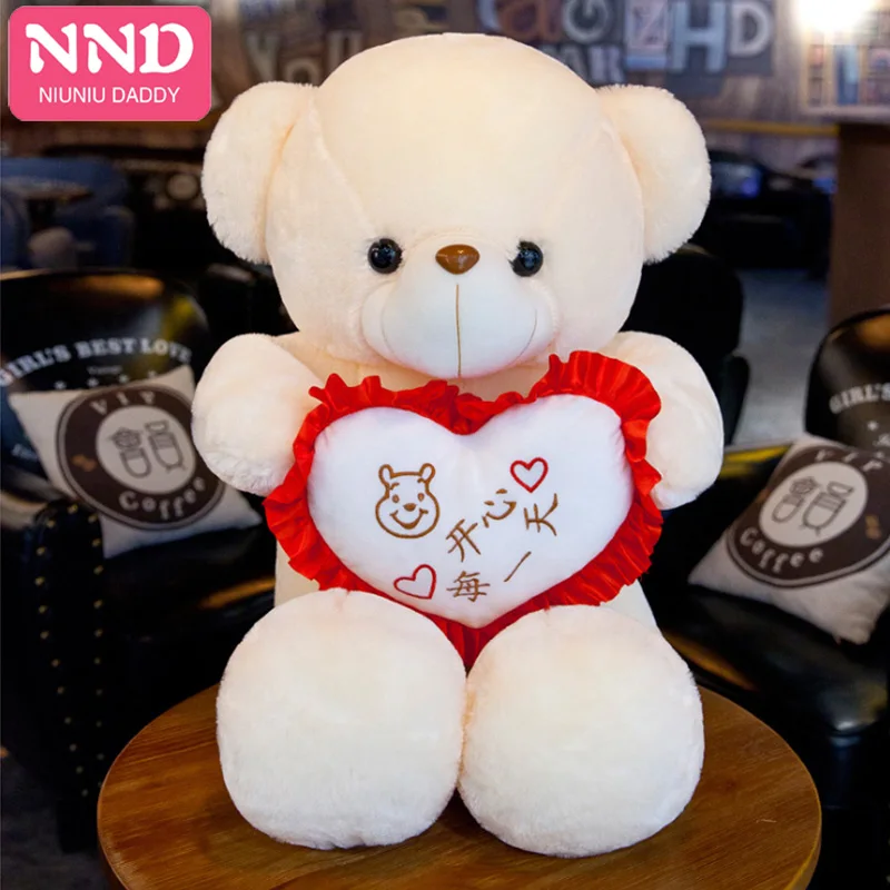 Niuniu Daddy новая линейка светящихся светодиодных мишек Тедди Bluetooth подключение Cuddles как подарки ко дню Святого Валентина и подарки на день рождения - Цвет: Bluetooth Red 1m
