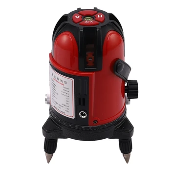 

Red Light Level Self Leveling 5 Lines 6 Points Horizontal and Vertical Light Spirit Level US Plug