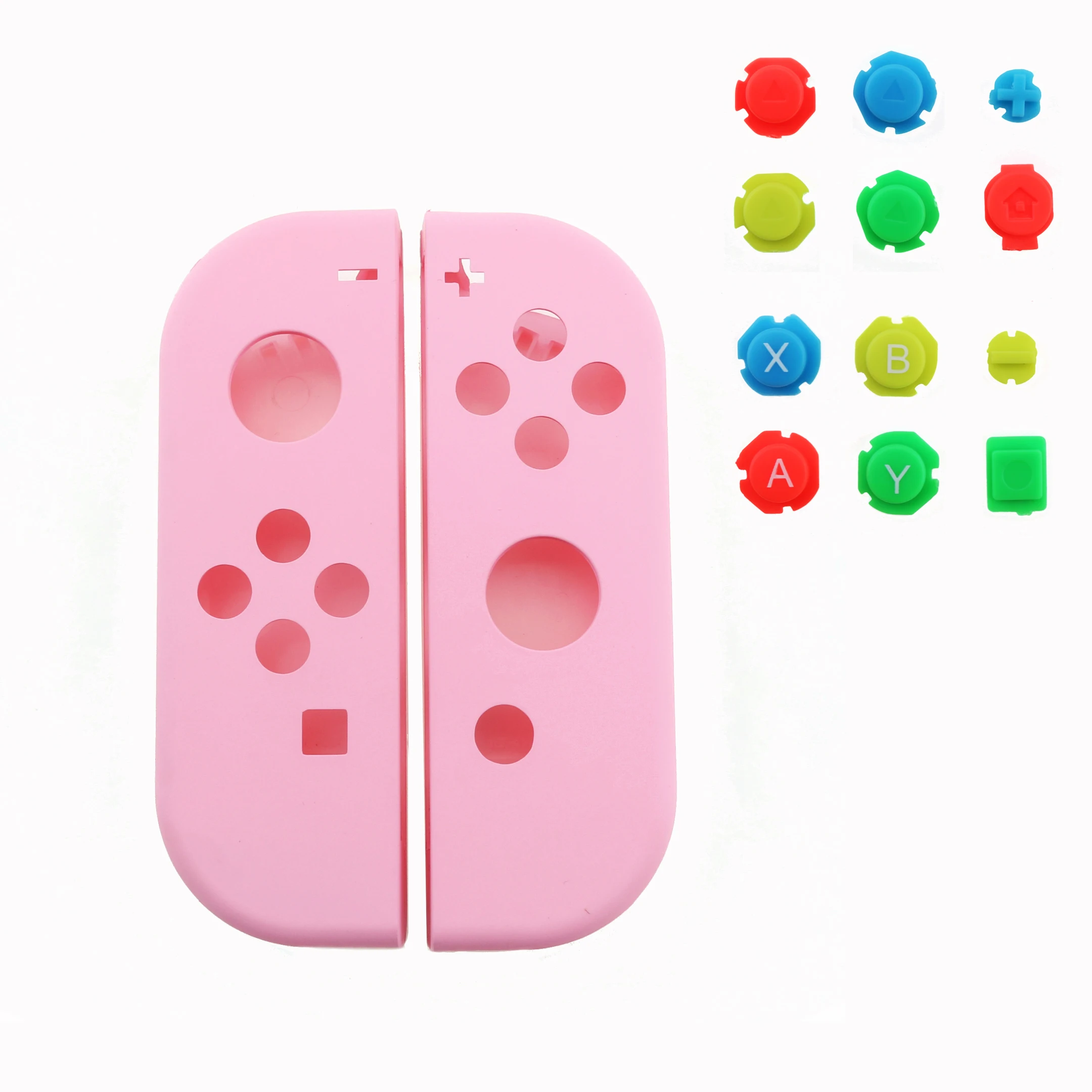 AA YuXi Пластиковый корпус для Kind переключатель NS JoyCon контроллер DIY замена корпуса Корпус правый левый чехол и кнопки ABXY D-Pad - Цвет: AA