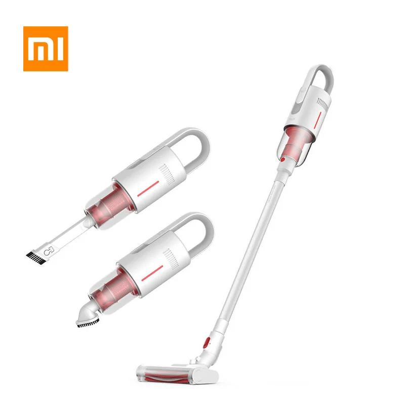 White XIAOMI Dima VC20/S бытовой пылесос автомобильный мягкий наземный ролик ручной циклонный беспроводной пылесос 5500PA - Цвет: White