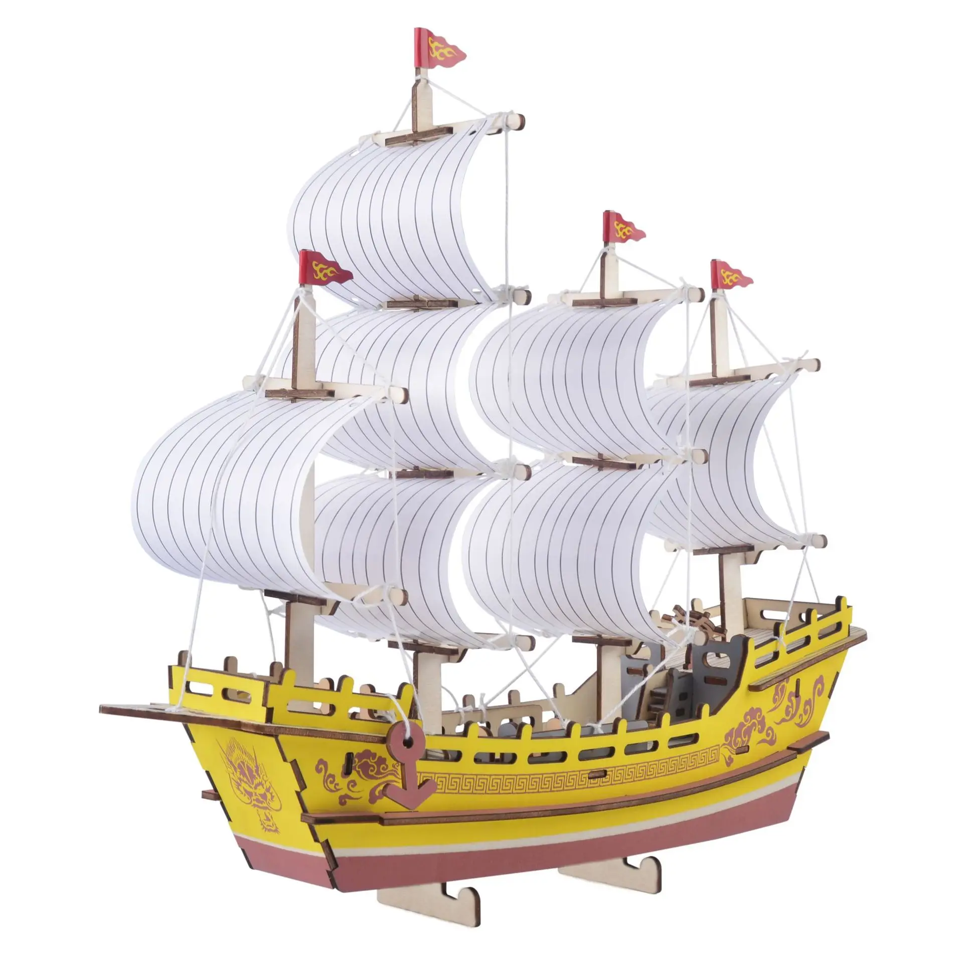 wooden toy ship