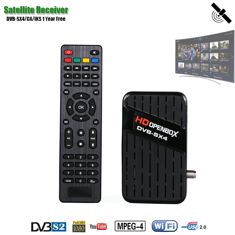 HDOPENBOX Receiver Satellite DVB SX5 Receptor Support HD Satellite TV Receiver Online upgrade For Russia/Ukraine