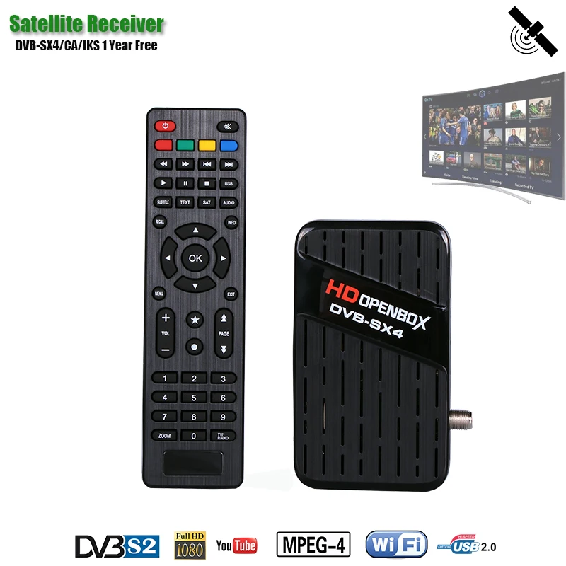 HD Digital Satellite Receiver DVB S2 Tuner Receptor H.264 Support WIFI  Online upgrade Satellite TV Receiver PVR 1080P 4G