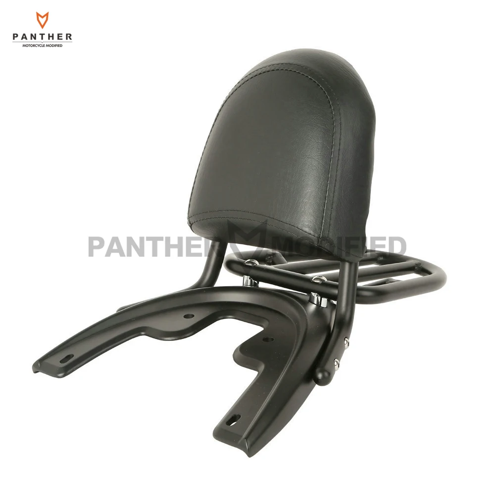 

Motorcycle Black Backrest Luggage Rack Baseplate case for Harley VRod Night Rod VRSC 2002-2006 VRSCSE 2005