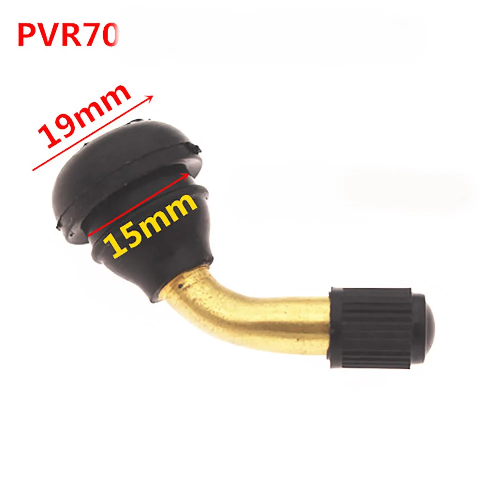 Rubber Angle Valve 4 PCs Zinc wheel nipple tubeless rubber tire angle valve disc nipple pvr40 pvr50 pvr60 pvr70