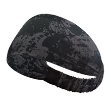 Модная женская лента для волос при занятиях йогой спортивная мужская тюрбан с узлом головная основа лента для волос широкая эластичная спортивная повязка на голову для йоги Newst