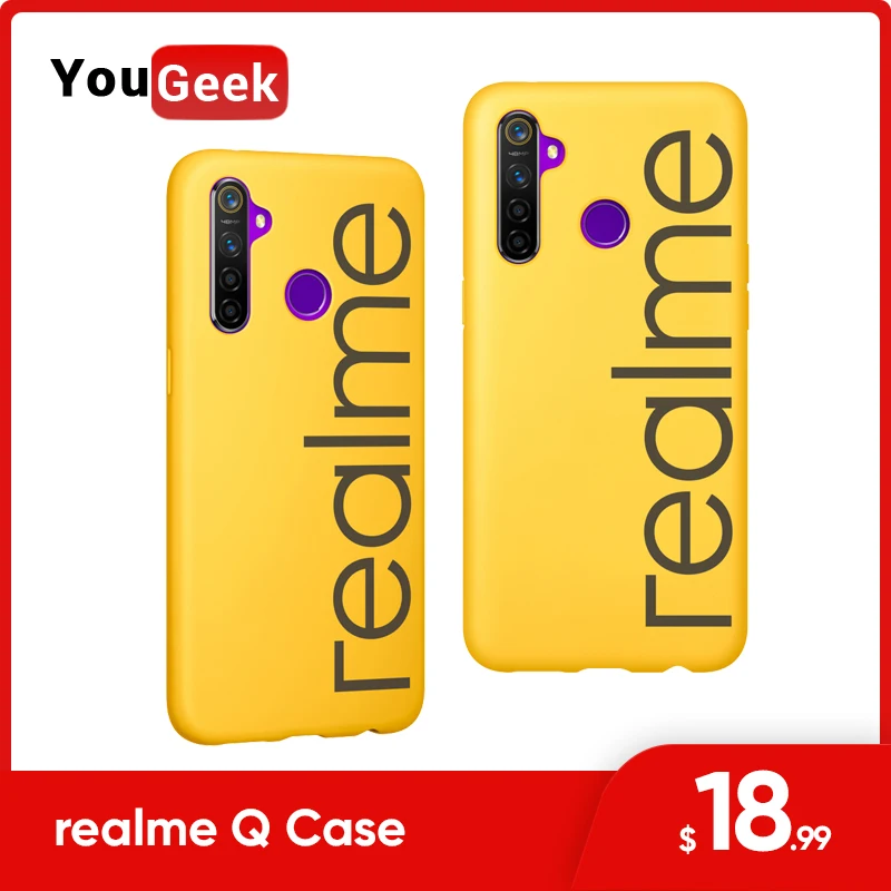 Чехол realme Q 5 Pro PU+ TPU устойчивый к царапинам дизайн для камеры, экран эскорт анти-падение 3D горячий процесс нажатия