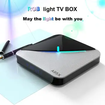 

A95X F3 Air 8K Android 9.0 TV BOX Amlogic S905X3 4K Google Voice Assistant wifi 4GB 16GB 32GB 64GB RGB Light TV Box