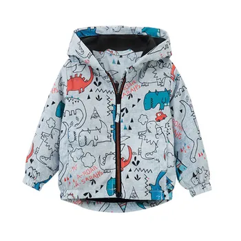 

Jumping meters Kids Cartoon Hooded Cartoon Animals Print Fleece Jackets Coat for Autumn Winter Boys Girl Clothing Fashion Jacket