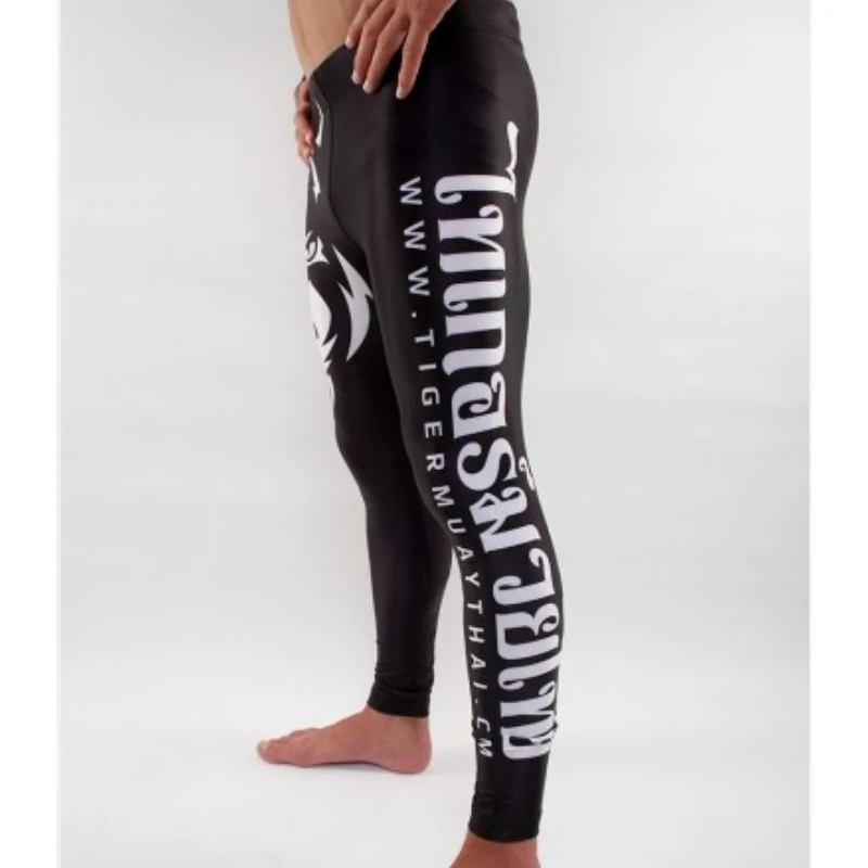 Мужские боксерские дышащие и удобные облегающие брюки Tiger muay thai top king шорты для