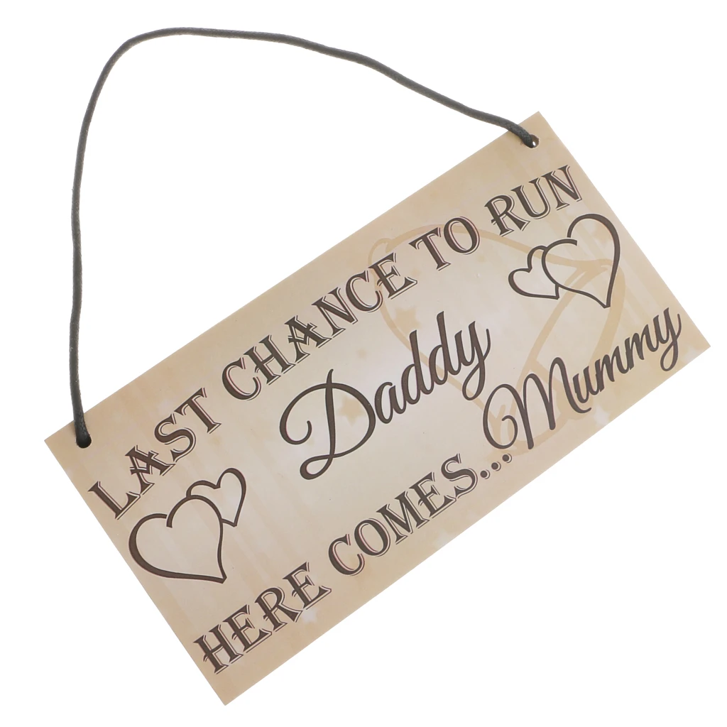 mummy and daddy plaques