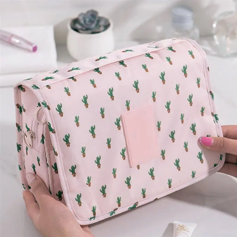 

Large Capacity Makeup Bag Multi-Function Portable Wash Bag Cosmetic Tools Storage Bag Pouch Organizer For Women Girls