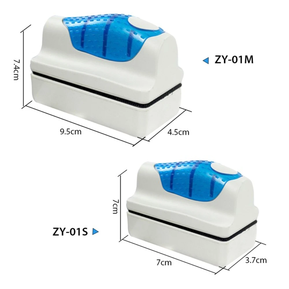 Новые магнитные щетки для аквариума, плавающие чистые стеклянные оконные водоросли, скребок, щетка для очистки, пластиковая губка, аксессуары, инструменты
