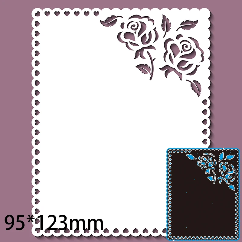 

95*123mm Flower Card Decoration Metal cutting Dies Craft Embossing Scrapbooking paper craft Greeting Card
