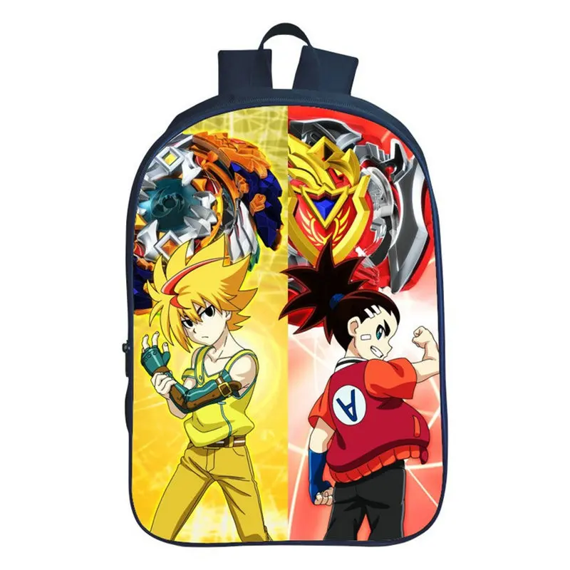 Мультфильм Beyblade Burst печатных подростков девочек школьная сумка для мальчиков 16 дюймов рюкзак для студентов школьный рюкзак для детей - Цвет: same as picture
