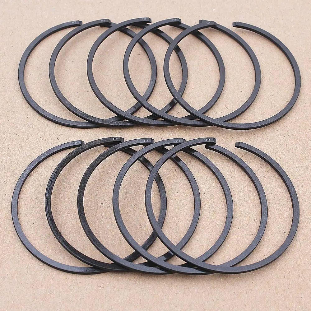 

10pcs/lot 50mm x 1.5mm Piston Ring For Husqvarna 268 268XP 268K 66 266 371 372 STIHL 038 SW 038 FB 044 MS440 Chainsaw Parts